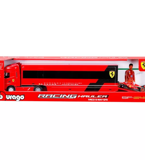 Игровой набор - Грузовик-тягач Iveco S-Way и болид SF-24 (1:43) - 18-36867_7.jpg - № 7