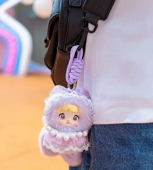 Пухнаста фігурка на підвісі POP TOP Hi TOY серії Nommi - Зайченята - HC023_3.jpg - № 3