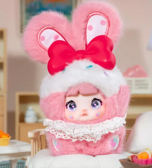 Пухнаста фігурка на підвісі POP TOP Hi TOY серії Nommi - Зайченята - HC023_8.jpg - № 8