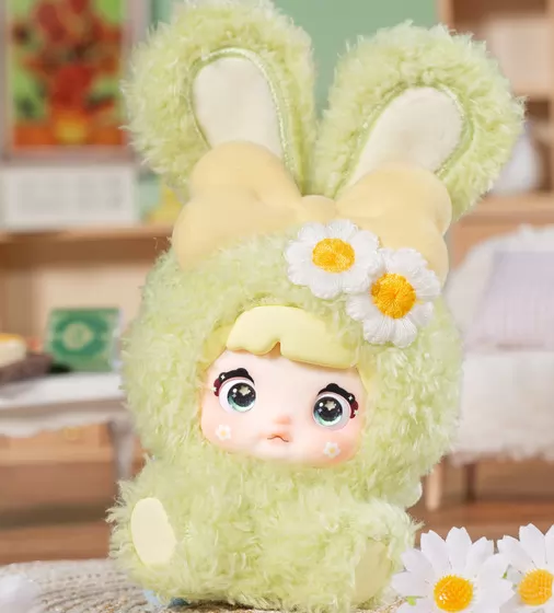 Пухнаста фігурка на підвісі POP TOP Hi TOY серії Nommi - Зайченята - HC023_12.jpg - № 12