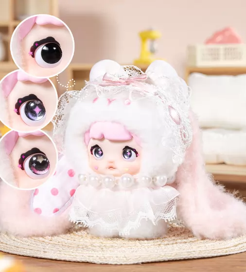 Пухнаста фігурка на підвісі POP TOP Hi TOY серії Nommi - Зайченята - HC023_2.jpg - № 2