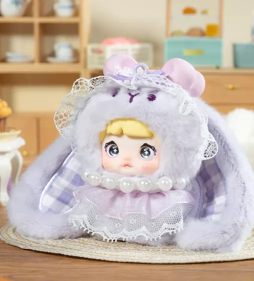 Пухнаста фігурка на підвісі POP TOP Hi TOY серії Nommi - Зайченята - HC023_6.jpg - № 6