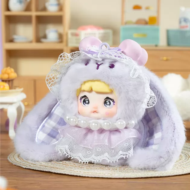 Пухнаста фігурка на підвісі POP TOP Hi TOY серії Nommi - Зайченята