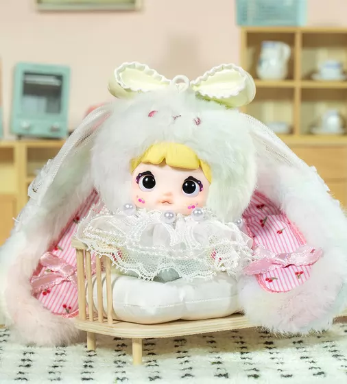 Пухнаста фігурка на підвісі POP TOP Hi TOY серії Nommi - Зайченята - HC023_13.jpg - № 13