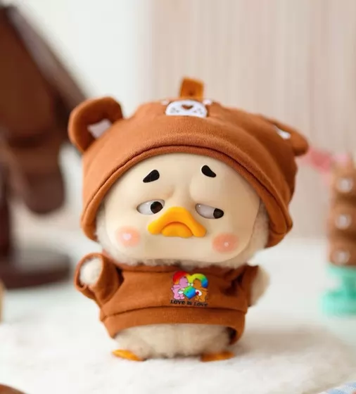 Коллекционная мягкая игрушка с кольцом POP TOP 1983toys серии Upset Duck x Care Bears - Будь радугой - AP17183806800C_6.jpg - № 6