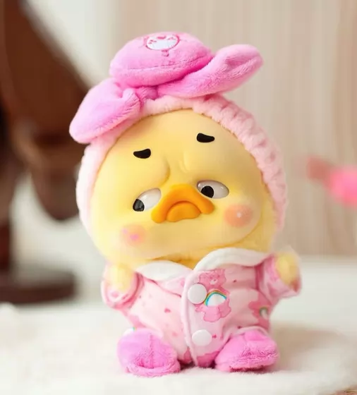 Коллекционная мягкая игрушка с кольцом POP TOP 1983toys серии Upset Duck x Care Bears - Будь радугой - AP17183806800C_9.jpg - № 9