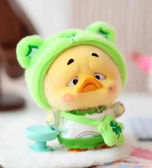 Коллекционная мягкая игрушка с кольцом POP TOP 1983toys серии Upset Duck x Care Bears - Будь радугой - AP17183806800C_5.jpg - № 5