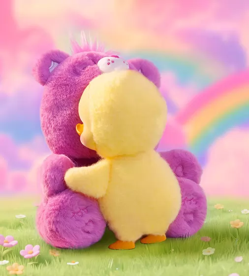 Коллекционная мягкая игрушка с кольцом POP TOP 1983toys серии Upset Duck x Care Bears - Обнимашки - AP17183807700C_4.jpg - № 4