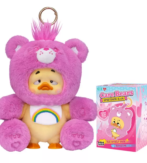 Коллекционная мягкая игрушка с кольцом POP TOP 1983toys серии Upset Duck x Care Bears - Обнимашки - AP17183807700C_1.jpg - № 1