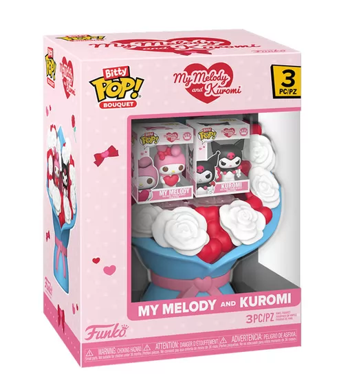 Набір ігрових фігурок Bitty Pop! Bouquet серії Sanrio - Май Мелоді та Куромі - 87807_1.jpg - № 1