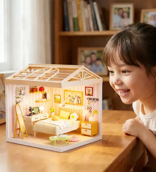 Конструктор-румбокс Mini House серии Интерьер &ndash; Спальня (свет) - 8004_9.jpg - № 9