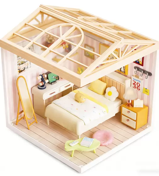 Конструктор-румбокс Mini House серии Интерьер &ndash; Спальня (свет) - 8004_6.jpg - № 6