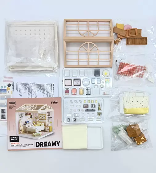 Конструктор-румбокс Mini House серии Интерьер &ndash; Спальня (свет) - 8004_8.jpg - № 8