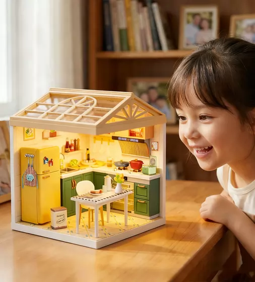 Конструктор-румбокс Mini House серии Интерьер &ndash; Кухня (свет) - 8005_9.jpg - № 9