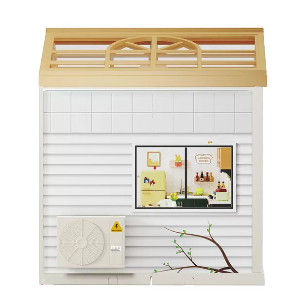 Конструктор-румбокс Mini House серии Интерьер &ndash; Кухня (свет)