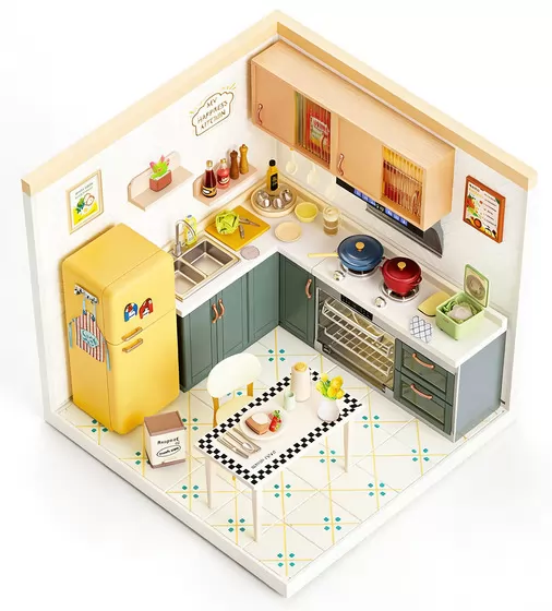 Конструктор-румбокс Mini House серии Интерьер &ndash; Кухня (свет) - 8005_5.jpg - № 5