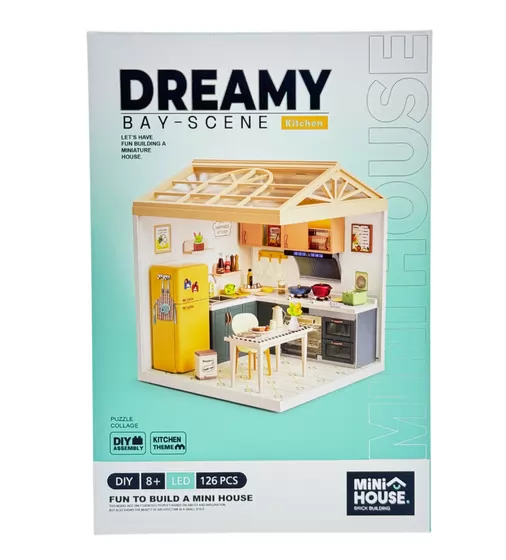 Конструктор-румбокс Mini House серии Интерьер &ndash; Кухня (свет) - 8005_1.jpg - № 1