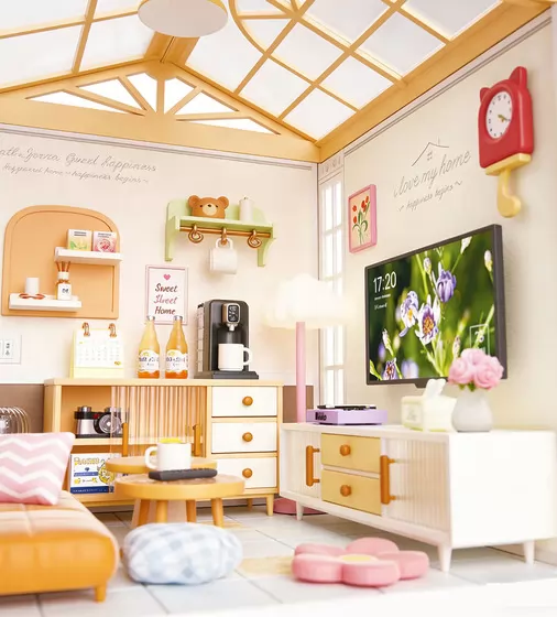 Конструктор-румбокс Mini House серії Інтер'єр &ndash; Вітальня (світло) - 8006_5.jpg - № 5