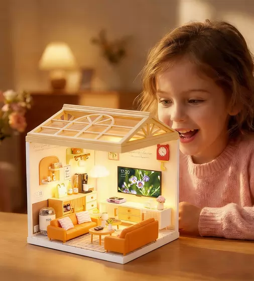 Конструктор-румбокс Mini House серії Інтер'єр &ndash; Вітальня (світло) - 8006_9.jpg - № 9