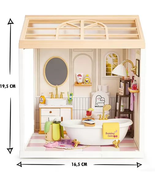 Конструктор-румбокс Mini House серії Інтер'єр &ndash; Ванна кімната (світло) - 8009_3.jpg - № 3