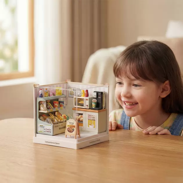 Конструктор-румбокс Mini House серии Интерьер Мини &ndash; Круглосуточный магазин