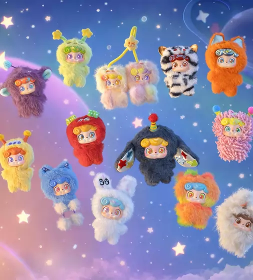 Коллекционная мягкая игрушка с кольцом POP TOP JOTOYS серии Q.Kid - Космо-волны - JO-2025044_2.jpg - № 2