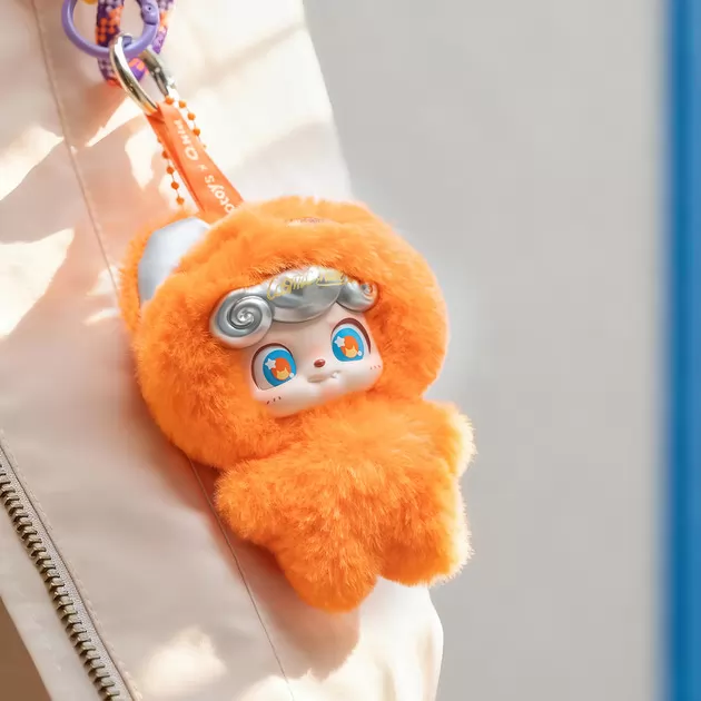 Коллекционная мягкая игрушка с кольцом POP TOP JOTOYS серии Q.Kid - Космо-волны