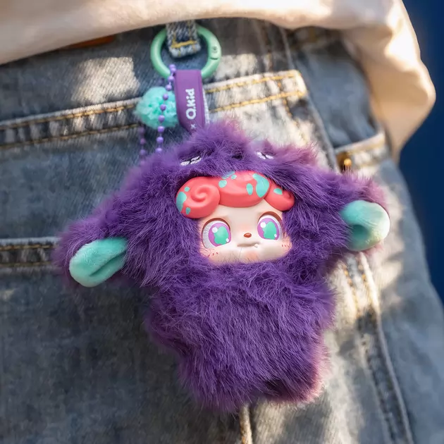 Коллекционная мягкая игрушка с кольцом POP TOP JOTOYS серии Q.Kid - Космо-волны