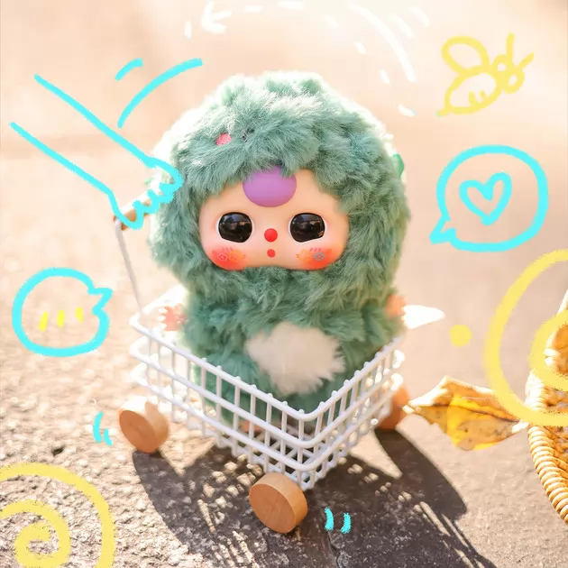 Коллекционная мягкая игрушка с кольцом POP TOP серии Baby Three - Милые крохи