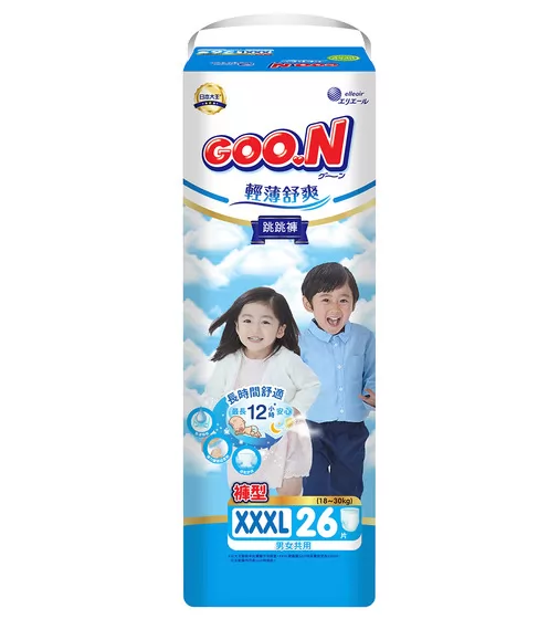 Трусики-підгузки Goo.N Slim & Comfortable (розмір 7(XXXL), 18-30 кг, 26 шт) - 21001095_1.jpg - № 1
