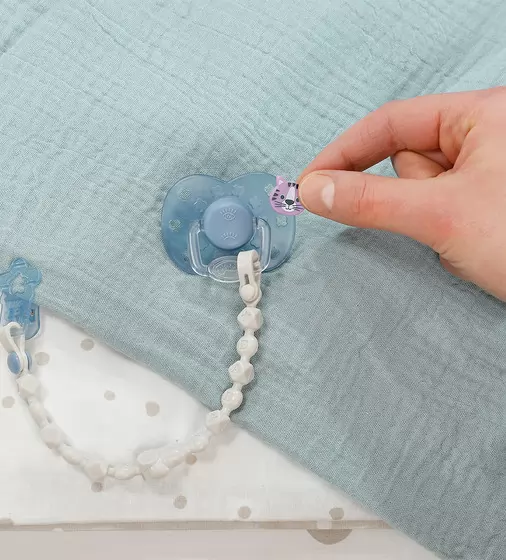Пустушка для ляльки Baby Born на кліпсі (блакитна) - 838679-1_5.jpg - № 5