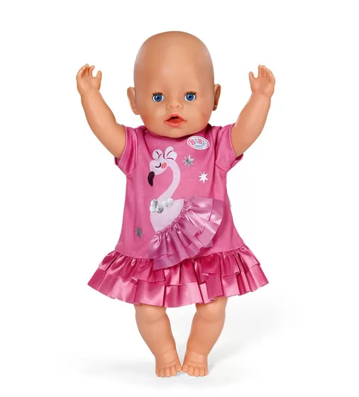 Одяг для ляльки Baby Born &ndash; Сукня з фламінго (43 см) - 839423_2.jpg - № 2