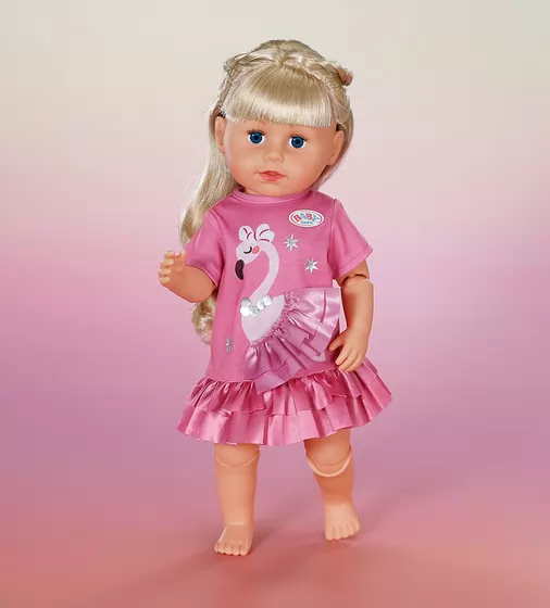 Одяг для ляльки Baby Born &ndash; Сукня з фламінго (43 см) - 839423_5.jpg - № 5