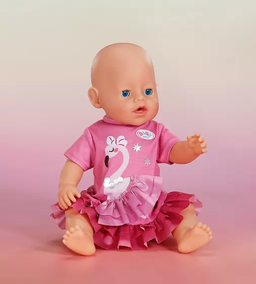 Одяг для ляльки Baby Born &ndash; Сукня з фламінго (43 см) - 839423_4.jpg - № 4