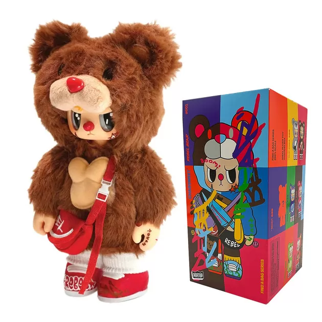 Коллекционная игрушка POP TOP Rebel Bear серии Find A Bag - Кул бой