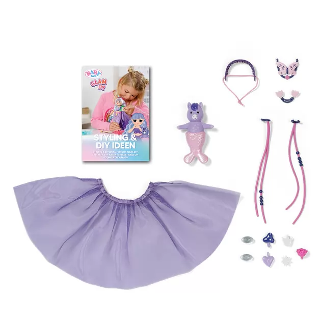 Лялька Baby Born серії Glam Up" &ndash; Русалонька Аура (28 см)"