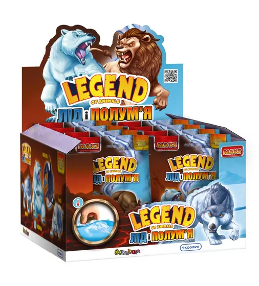 Дисплей стретч-игрушек серии Legend of animals Макси &ndash; Лёд и пламя (8 шт) - 60-CN25-CDU_1.jpg - № 1