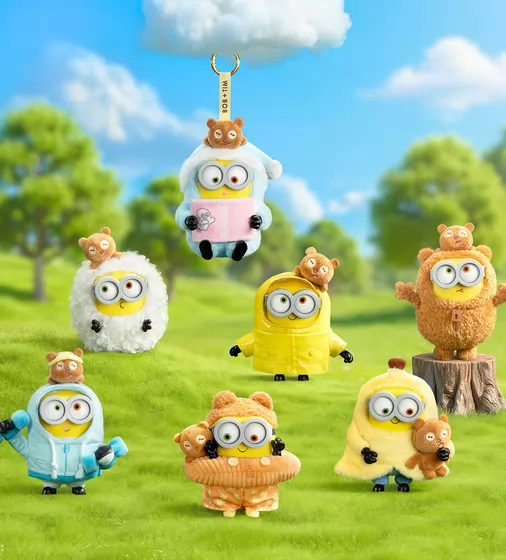 Коллекционная мягкая игрушка с кольцом POP TOP 52Toys серии Bob & Tim - Миньоны - 25ZB301XHRTJ001_2.jpg - № 2