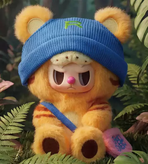 Коллекционная мягкая игрушка с кольцом POP TOP Rebel Bear серии Sweet Zoo - Зоомалыши - CSRB010_5.jpg - № 5