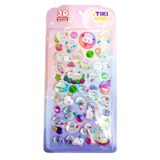 Набор 3D-наклеек Tiki Wiki серии Crystal" &ndash; Тики сказка"