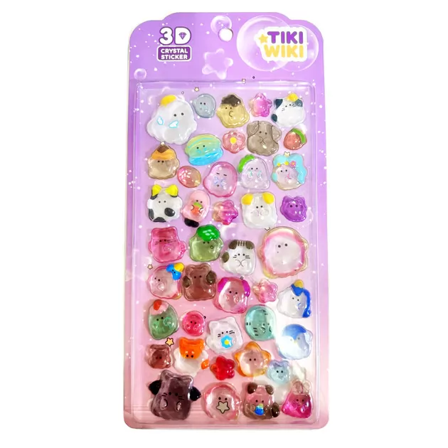 Набор 3D-наклеек Tiki Wiki серии Crystal" &ndash; Тики мечты"