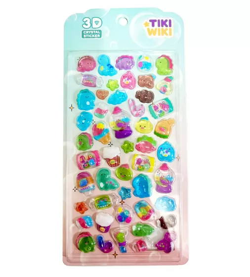 Набор 3D-наклеек Tiki Wiki серии Crystal" &ndash; Тики вдохновение" - 25ESE009-06_1.jpg - № 1
