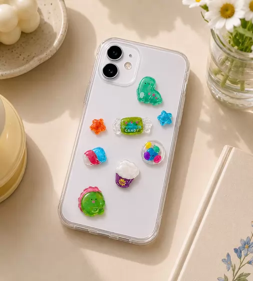 Набор 3D-наклеек Tiki Wiki серии Crystal" &ndash; Тики вдохновение" - 25ESE009-06_3.jpg - № 3
