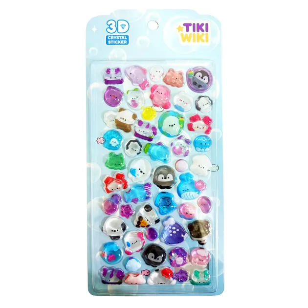Набор 3D-наклеек Tiki Wiki серии Crystal" &ndash; Тики море S2"