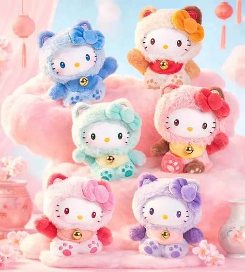 Мягкая игрушка-сюрприз на клипсе Pop Top Hello Kitty &ndash; Сказочные желания - 25MR-017_2.jpg - № 2