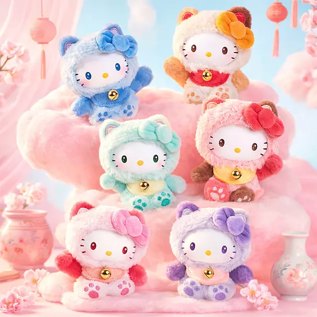 Мягкая игрушка-сюрприз на клипсе Pop Top Hello Kitty &ndash; Сказочные желания