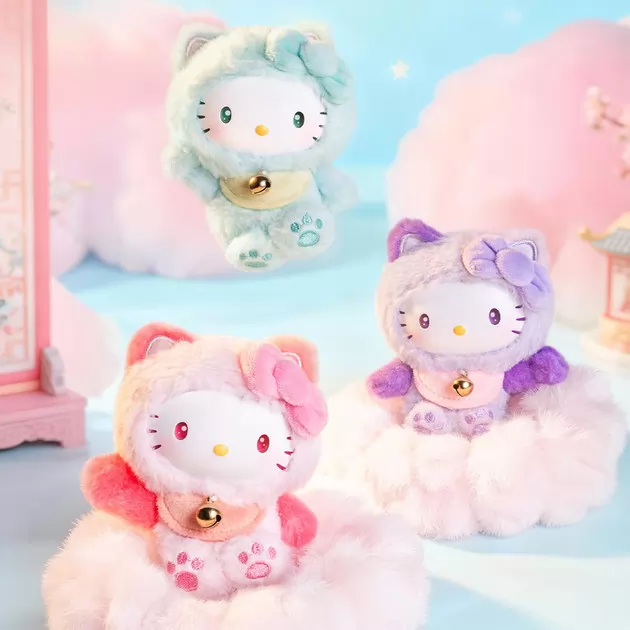 Мягкая игрушка-сюрприз на клипсе Pop Top Hello Kitty &ndash; Сказочные желания
