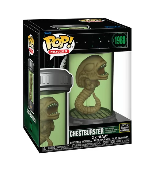 Игровая фигурка Funko POP! серии Чужой S2 - Ксеноморф в капсуле (свет) - 90318F_1.jpg - № 1