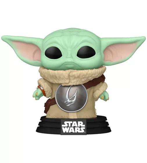 Игровая фигурка Funko POP! серии Мандалорец - Грогу с броней Грязерога - 90447_2.jpg - № 2