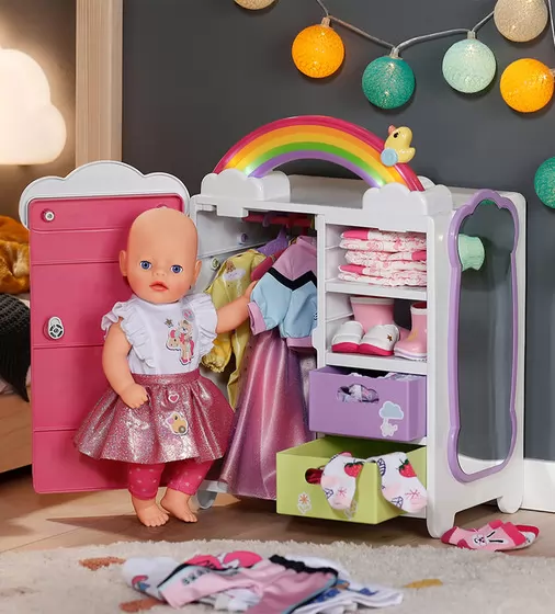 Ігровий набір Baby Born &ndash; Гардероб з веселкою та качечкою (світло, звук) - 836040_7.jpg - № 7